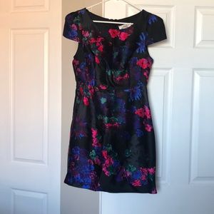 Size 10 Tibi black floral cocktail dress